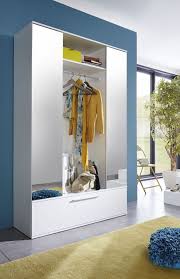 Garderobe Ela Garderobenschrank Flurschrank Wei Amp Szlig 115 X 195 Cm Front Und Korpus Wei Amp Szlig Garderobe Schrank Flurgarderobe Weiss Garderobenschrank