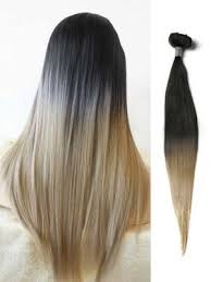 Black And Blonde Ombre Black To Blonde Straight Ombre Hair Extensions Hair Styles Ombre Hair Straight Ombre Hair