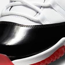 Air jordan 11 high black red 378037 010 for sale price 89 14. Nike Air Jordan 11 Retro Low White University Red Black Kith