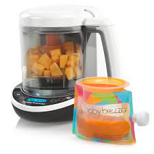 Baby brezza, usa, new york, new york. Amazon Com Baby Brezza Small Baby Food Maker Set Cooker And Blender In One To Steam And Puree Baby Food For Pouches Make Organic Food For Infants And Toddlers