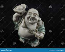 Kleiner Lachender Chinese Buddha Stockbild - Bild von lachen, glücklich:  64679221