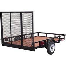 Shop ben's lawn service and trailer sales to find great deals on trailers listings. Husky 5 Ft X 8 Ft Utility Trailer Su5081 The Home Depot