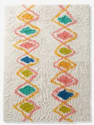 Hochflor teppiche in großer auswahl mit kostenlosem musterservice kauf auf rechnung& gratis lieferung ab 50,00 eur jetzt online bestellen ! Vertbaudet Hochflor Teppich Harlekin Baumwolle In Mehrfarbig