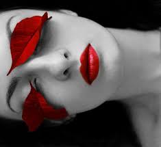 Black And White Red Lipstick Black White And Red On Tumblr Red Lipsticks Red Lips Color