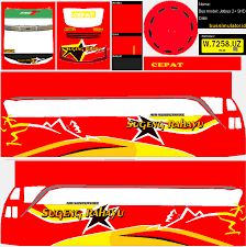 Son uygulama tam son bussid hd livery çıkartmaları güncelleme 2019 !! Livery Bussid Po Sugeng Rahayu Sticker By Ardika983