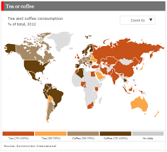 Chart Of The Week Coffee And Tea Around The World Pew