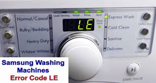 To figure out what is causing this, you should: Samsung Washer Error Code Lc Le Washer And Dishwasher Error Codes And Troubleshooting