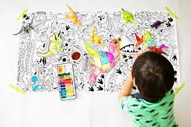 Our interactive activities are interesting and help children develop important skills. Large Illustrated Coloring Posters For Kids From Little Soul Shop