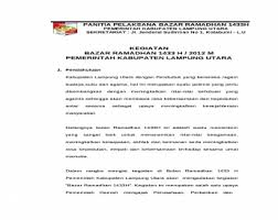 Proposal kegiatan empathy for charity mari berbagi untuk indonesia yang lebih baik. Proposal Bazar Ramadhan