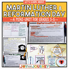 Martin Luther Reformation Day Grades 3 5 In 2020 Reformation Day Martin Luther Reformation Reformation