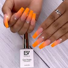 Orange nail polishes with sufficient opacity are hard to come by. 21 Neon Orange Nails And Ideas For Summer Stayglam Neon Orange Nails Orange Nails Orange Acrylic Nails