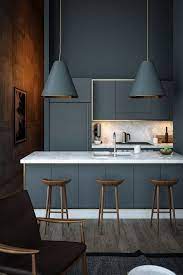 Modern Gray Kitchen Cabinets Beat Monotony With Style Minimalist Gray Is Not The M Modern Kitchen Design Contemporary Kitchen Design Minimalist Kitchen Design