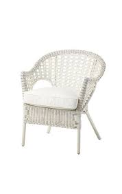 Finntorp Djupvik Fauteuil Avec Coussin Blanc Ikea Coussin Fauteuil Fauteuil Rotin Coussin Blanc