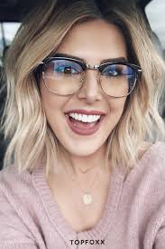 Best Hairstyles For Female Glasses Wearers Pinmakeuptipss Com In 2020 Blonde With Glasses Hairstyles With Glasses Fashion Eye Glasses