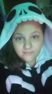 FIF! It's my birthday this Sunday! I'll be 31 this year. Just taking the  weekend easy in my skeleton onesie and looking forward to grilled salmon  for dinner and cheesecake for dessert. |