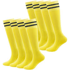 Black And Yellow Rugby Socks Youth Baseball Socks Fasoar Teens Long Striped Knee High Rugby Football Socks 3 8 12 Pairs See The Photo Link Baseball Socks Basketball Socks Youth Baseball