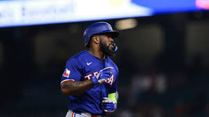 Adolis Garcia hits a two-run home run