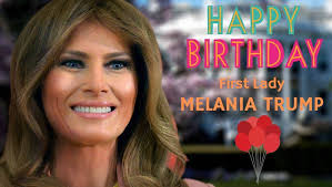 We're wishing First Lady Melania Trump a Happy Birthday! 🎂