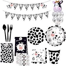 Inspire a party animal stampede with our farmhouse fun 1st birthday party supplies! Cartoon Animals Foil Cow Farm Theme Birthday Party Decorations Disposable Tableware Set Baby Shower Supplies Ranch Milk Cow Flag Special Discount Fab6d Goteborgsaventyrscenter