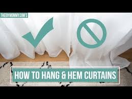 Click to see full answer How To Hang Hem Drapes No Sew Method The Diy Mommy