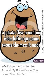 When your daughter goes crazy (meme)chordify now. Apocaco Rlew Around Mu 3 Room Before You Came Excuse The Mess It Made Whisper 98 Original A Potato Flew Around My Room Before You Came Youtube A Youtube Com Meme On