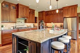 Beige Granite Countertops Colors Styles Modern Kitchen Cabinets Wood L Shaped Kitchen Designs Types Of Kitchen Countertops