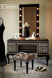 Luxury Gray Classic Dressing Table With Mirror Lights Top Catalog Of Different Style Of Dressing Tables Contemporary Dress Interior Home Decor Aico Furniture