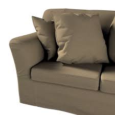Ikea tomelilla seater sofa bed in white comes with washable slipcovers in individual pieces sofa frame cover, throw pillow covers and seat cushion. Bezug Fur Tomelilla 2 Sitzer Sofa Nicht Ausklappbar Grun Beige 160 34 Sofahusse Tomelilla 2 Sitzer Dekoria