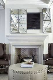 The wall mirror is a wonderful idea if keeping the tv totally hidden during quiet moments is paramount. 12 Ideas To Decorate Around A Tv Bless Er House