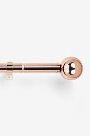 Rose gold curtain sconces,curtain rod brackets,drapery scarf swags,curtain end finials,curtain pole holders,drapery brackets hardware. Buy Ball Finial Extendable Curtain Pole Kit 35mm From The Next Uk Online Shop