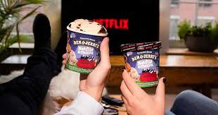 Ben Jerry S And Netflix Have Teamed Up To Create The Netflix Chill D Ice Cream Flavor And There S A Vegan Version Eating Ice Cream Ice Cream Ice Cream Flavors