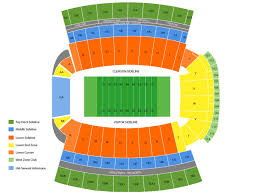 Clemson Memorial Stadium Seating Chart Cheap Tickets Asap