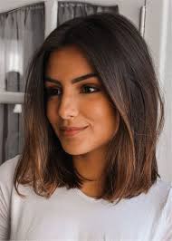 Natural Straight Women Human Hair Capless 120 Wigs Wigs Leatrend Haircuts Straight Hair Medium Hair Styles Hair Styles