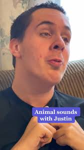 Animal sounds with Justin! #animalsounds #fragilex #autism #foryoupage #fyp  #yelloweyes #almost18 #specialneeds