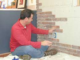 In this video, i'll show you how to get a cool vintage look inside your space by building a brick veneer wall using reclaimed old chicago brick. Interior Brick Veneer Wild Country Fine Arts