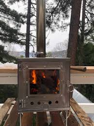 Outdoor Ultralight Titanium Stove Wood Stove For Tents W Chimney Pipe Multipurpose Camping Tent Heating Stove Outdoor Survival Outdoor Stoves Aliexpress