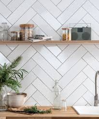 I am loving the white subway tile trend that is currently taking kitchen design by storm. Subway Tiles Topps Tiles