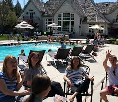 Donny And Debbie S Pool Party In Their Backyard The Osmonds Donny Osmond Osmond Family
