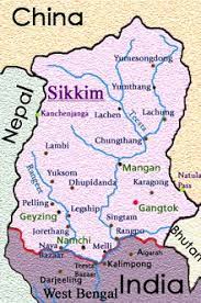 Darjeeling And Sikkim Himalayas Map Nathu La - Wikipedia, The Free Encyclopedia | Political Map, Sikkim,  Geography Map