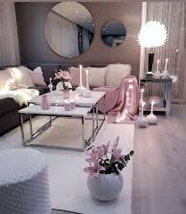 Setup In The Living Room Gray Pink And White Color Scheme Wohnaccessoires Setup In The Living Room Gray Pink And White C In 2020 Wohnzimmer Grau Wohnen Wohnaccessoires