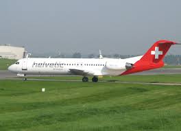 Zurich to warsaw, this flight was operated by helvetic airways instead of swiss. File Helvetic Airways Fokker100 Hb Jvg Arp Jpg Wikipedia