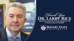 Thank you Dr. Larry Rice for...