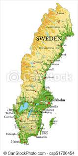 View a variety of sweden physical, political, administrative, relief map, sweden satellite image, higly detalied maps, blank map, sweden world and earth map. Sweden Relief Map Highly Detailed Physical Map Of Sweden With All The Relief Forms Regions And Big Cities Canstock