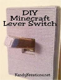 Maybe you would like to learn more about one of these? Diy Minecraft Lever Switch Diy Party Mom