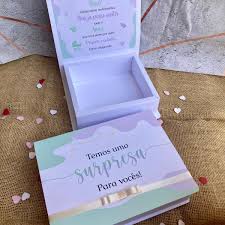 Anuncio Gravidez, Contar Que Estar Gravida, Revelação Sexo | Elo7