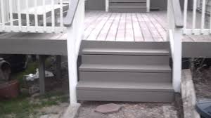 Deck stains have uv protection built into them to prevent sun damage. Pro Teks Two Toned Deck Project Before And After Video Youtube