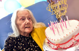 Centenarian Edna Ball, Blackburn, celebrates milestone birthday