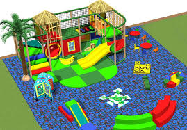Large Toddler Play Area Great Design For A Children S Ministry Small Two Level Playground Soft Pl Toddler Play Area Soft Play Area Toddler Indoor Playground