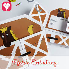 Einladungskarten selbst gestalten kostenlos desygner invitation maker. Pferde Geburtstag Diy Einladungskarte Basteln Balloonasblog