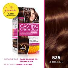 Casting crème gloss 535 chocolate. L Oreal Paris Casting Creme Gloss Chocolate 535 87 5g 72ml Walmart Com Walmart Com